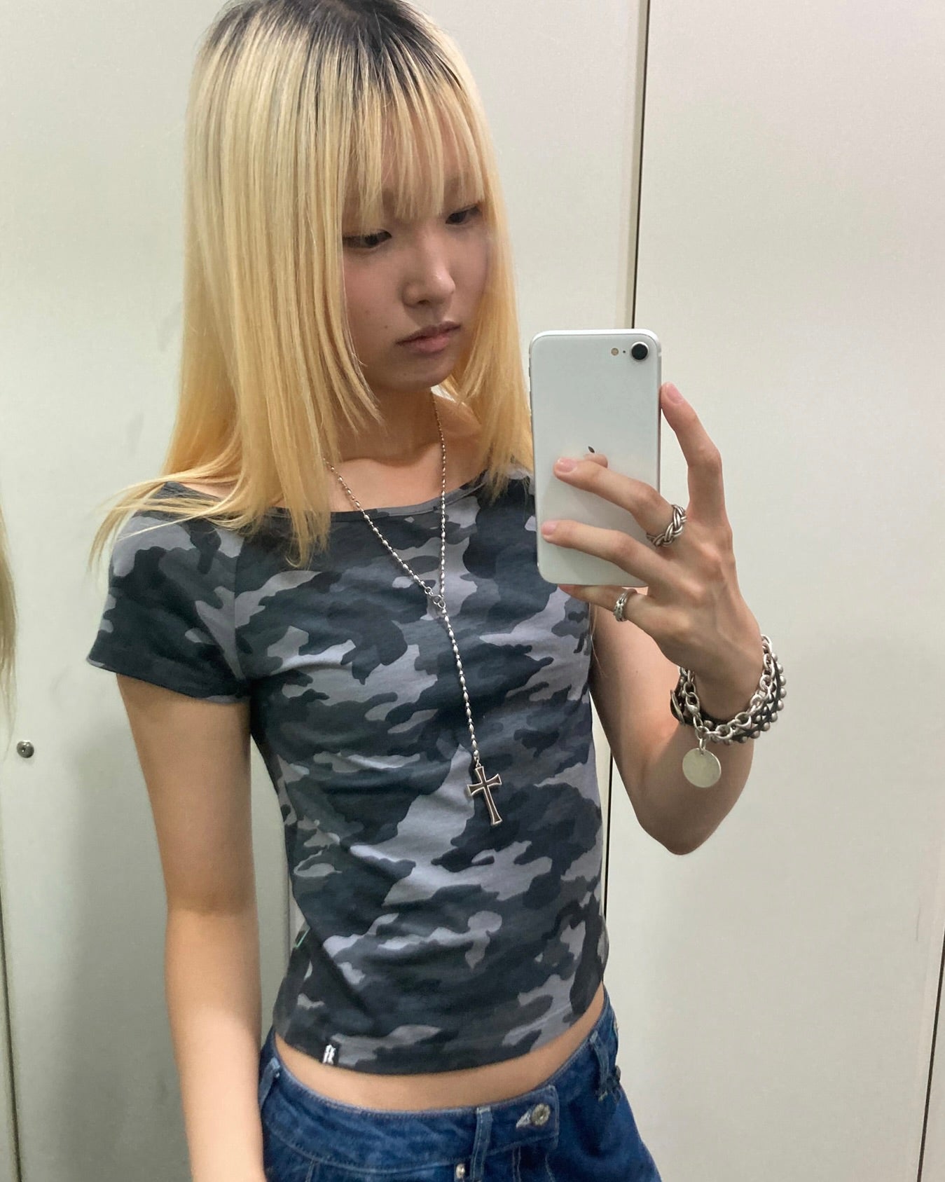 【runningHIGH】CAMOUFLAGE H/S TEE