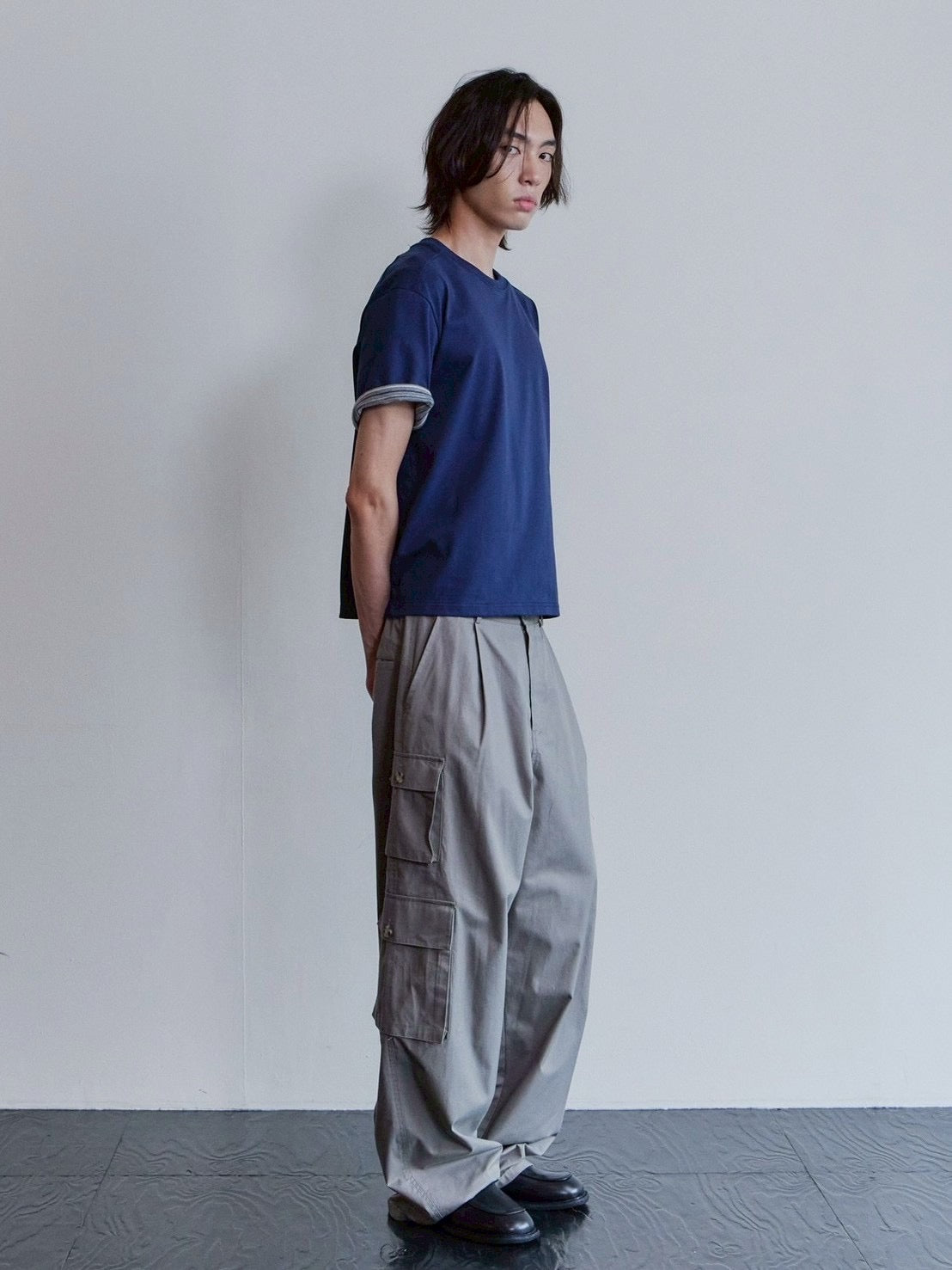 【Waviness】Stripe Layered T-shirts