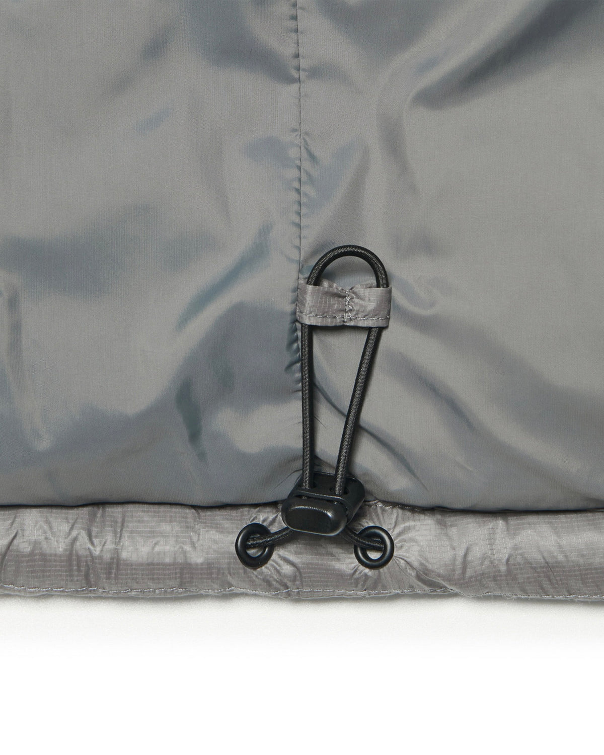 【NOMANUAL】SLANT CROP HOODED DUCK DOWN