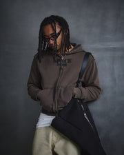 【BEBOF】Vintage Hood Zip-up