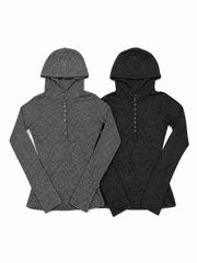 受注制【nmtc+】border tight hoodie (2color)