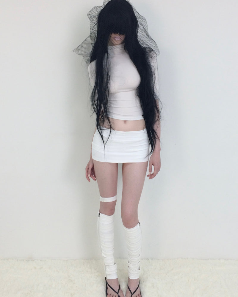【bonnae】Essential mock neck top