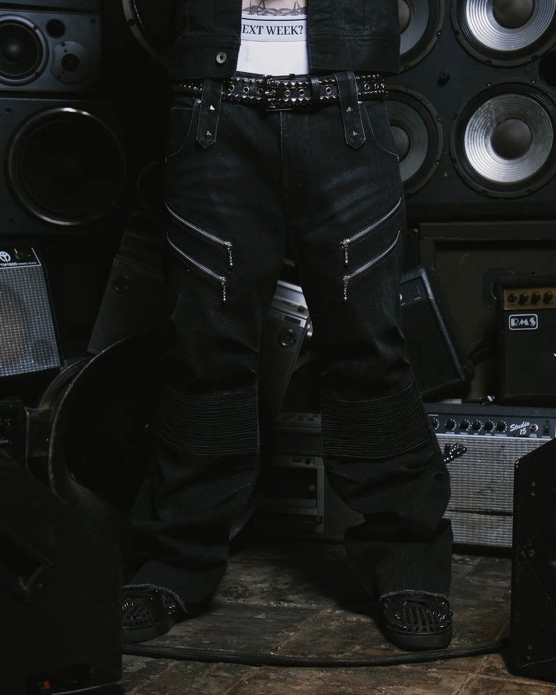 【TYPE SHADE】TYPE NEE BIKER STRAIGHT DENIM
