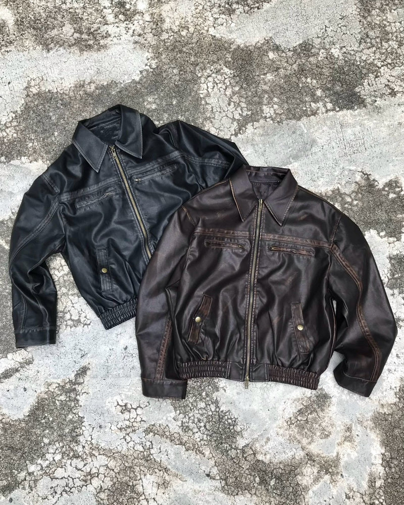 受注制【OaKS】washed coating jacket (2color)