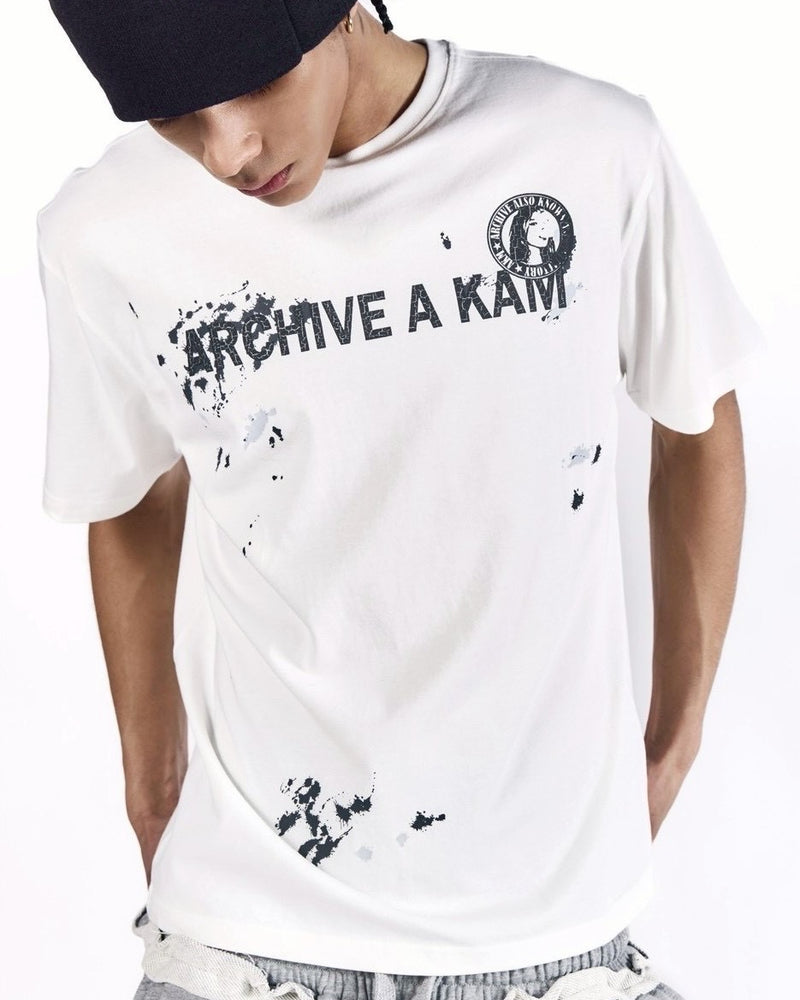 【AAKAM】A Kam Painted Half Top