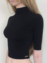 【bonnae】Essential mock neck top