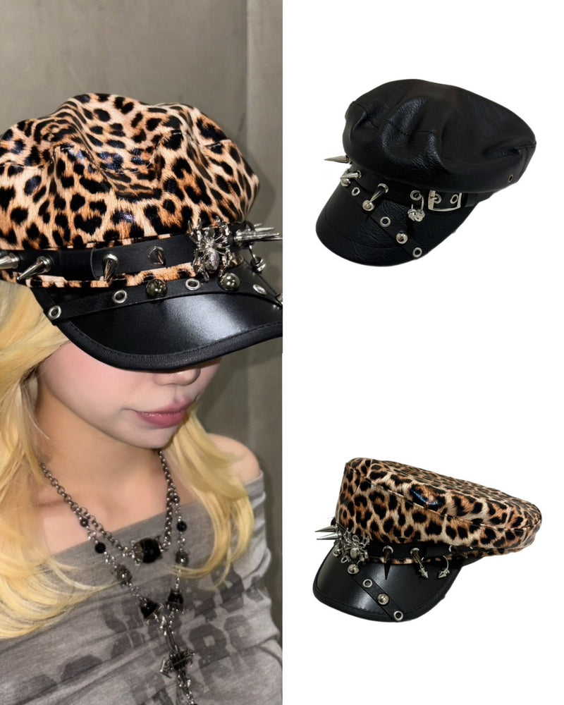 国際配送【BABY09】Gothic studs casquette (2color)
