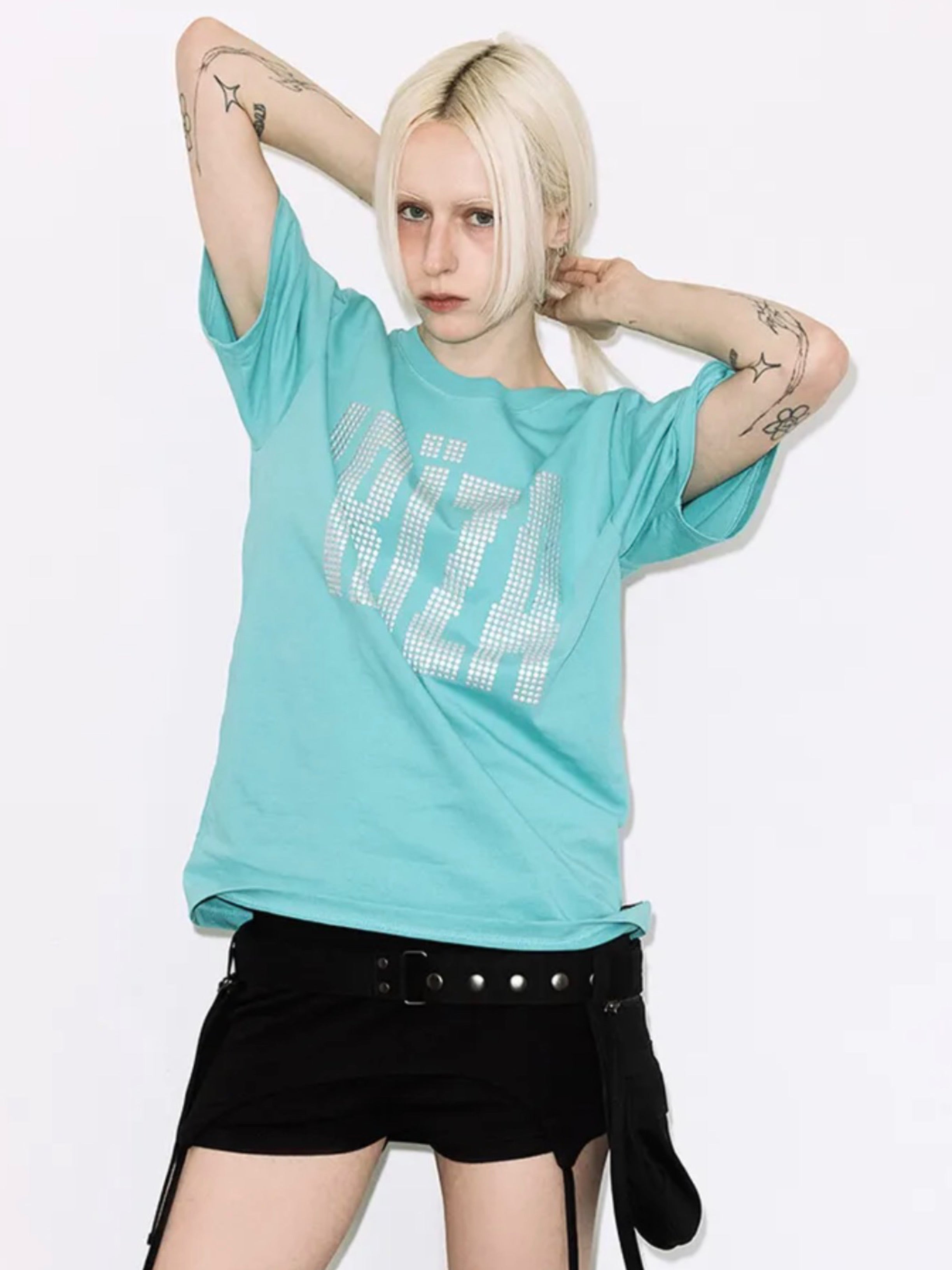 【FANCY CLUB】IBIZA RHINESTONE TEE