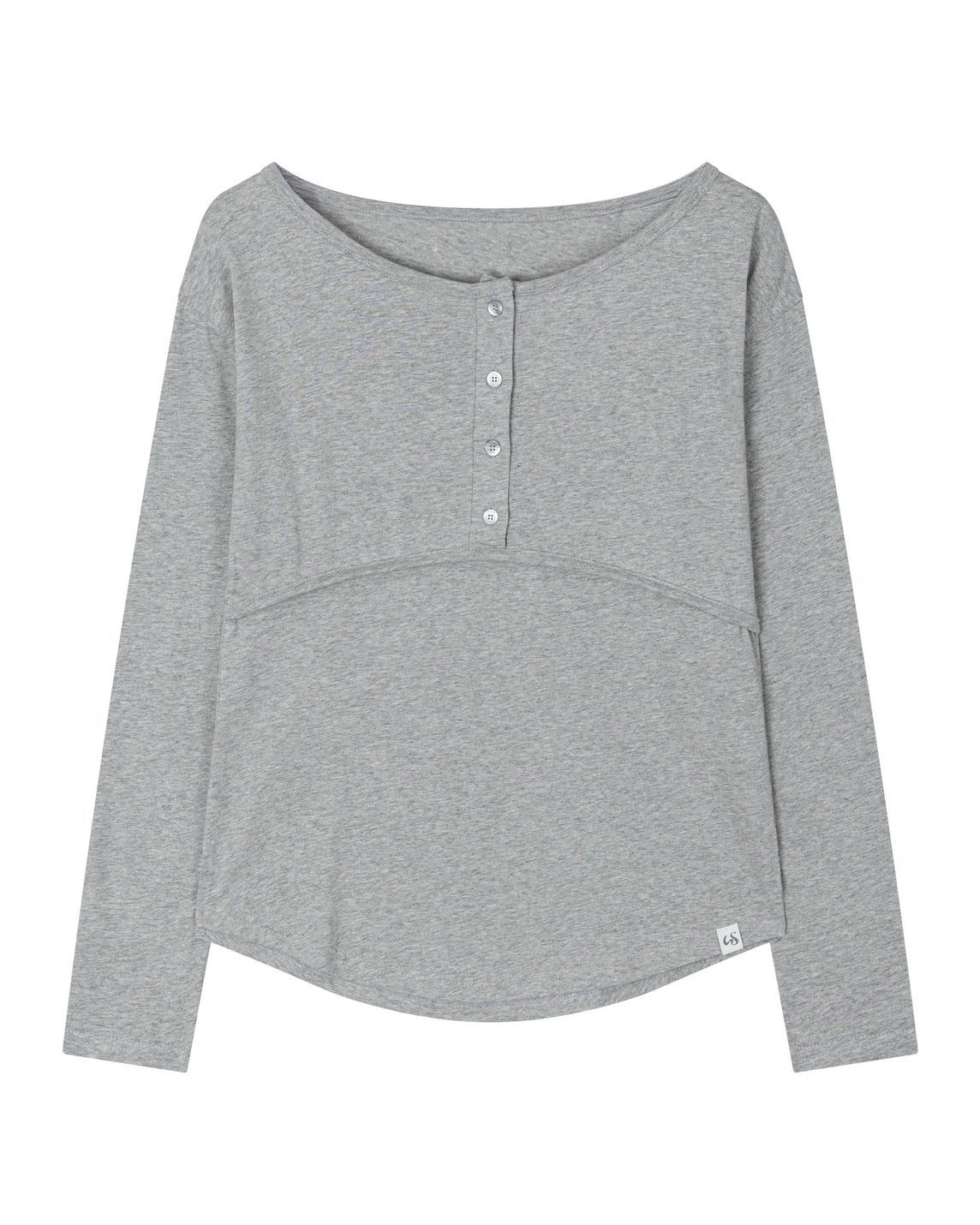 【Uglyshadow】PLACKET RIBBED T-SHIRT