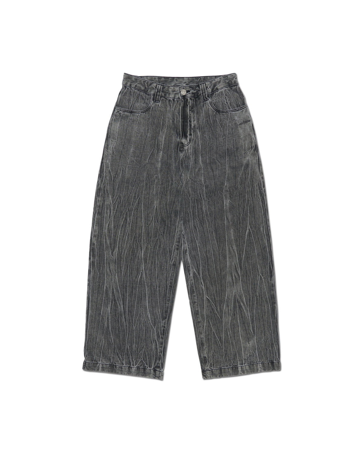 【NOMANUAL】WASHED CRACK DENIM PANTS