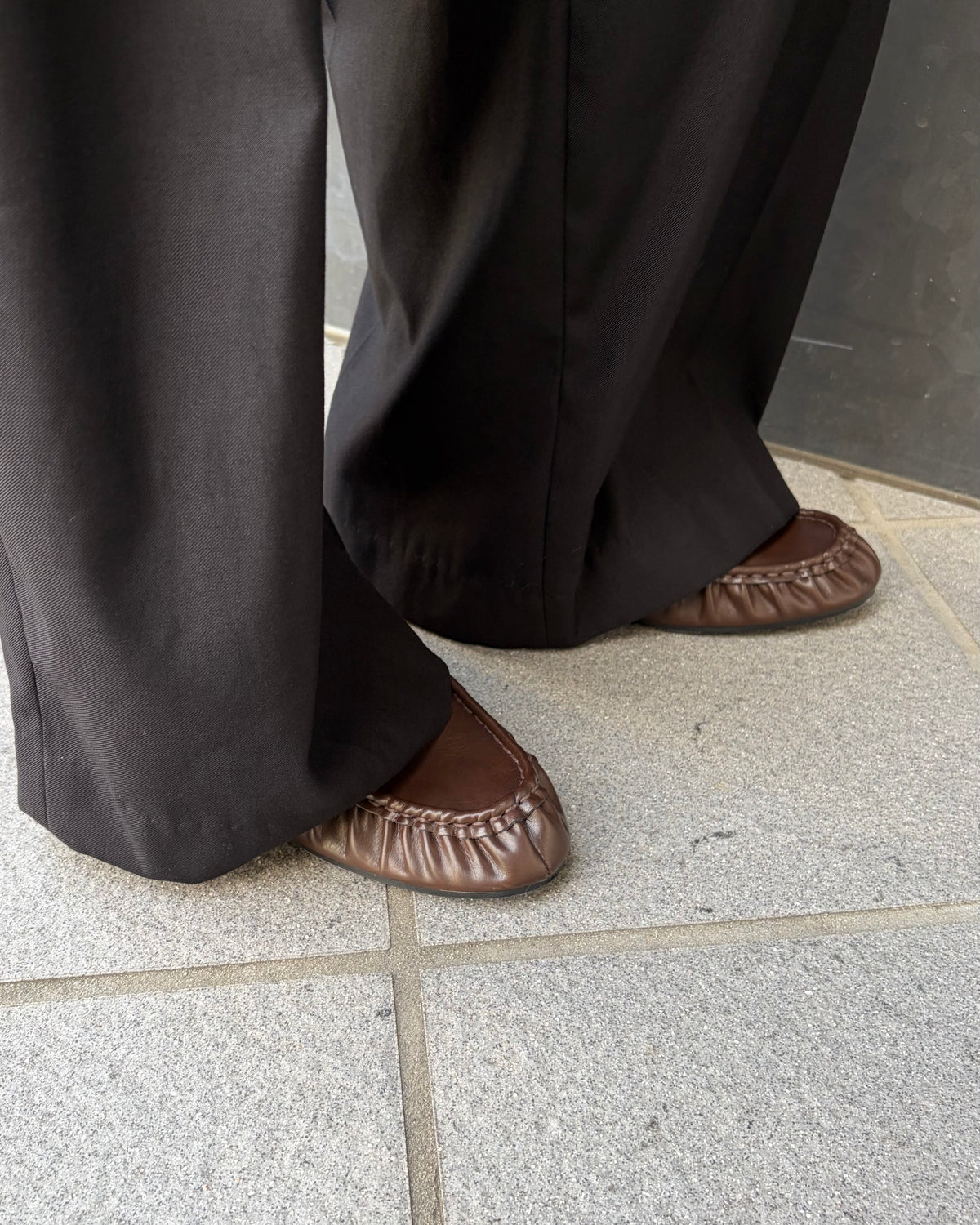 東京店WEB限定受注制【Chikashitsu +】gather penny loafer (2color)