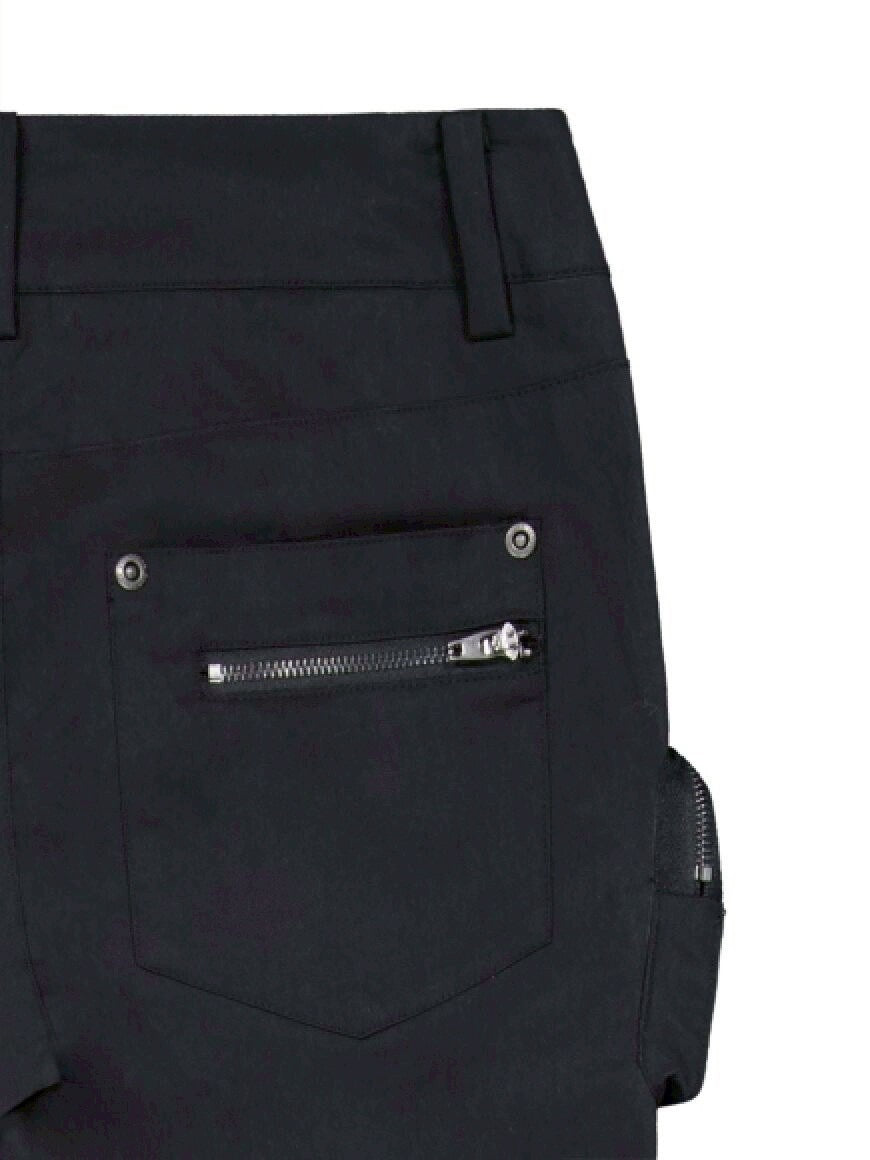 【ROCK CAKE】Shirring Pocket Flare Pants