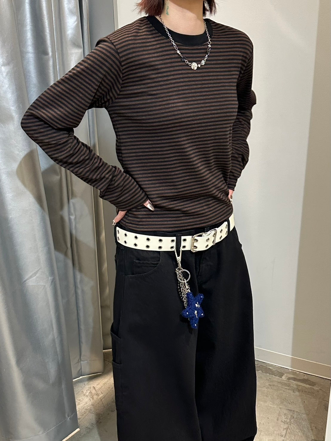 4/4 20:00発売【youll】basic border long sleeve tee (2color)