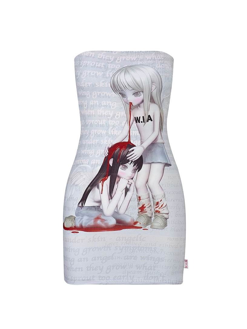 【W.I.A】W X N MINI DRESS 008