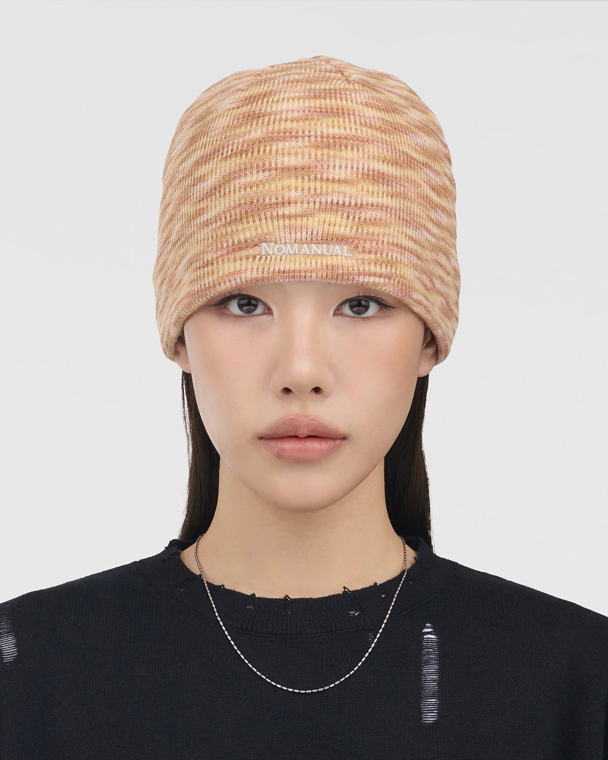 【NOMANUAL】NM MIXED BEANIE
