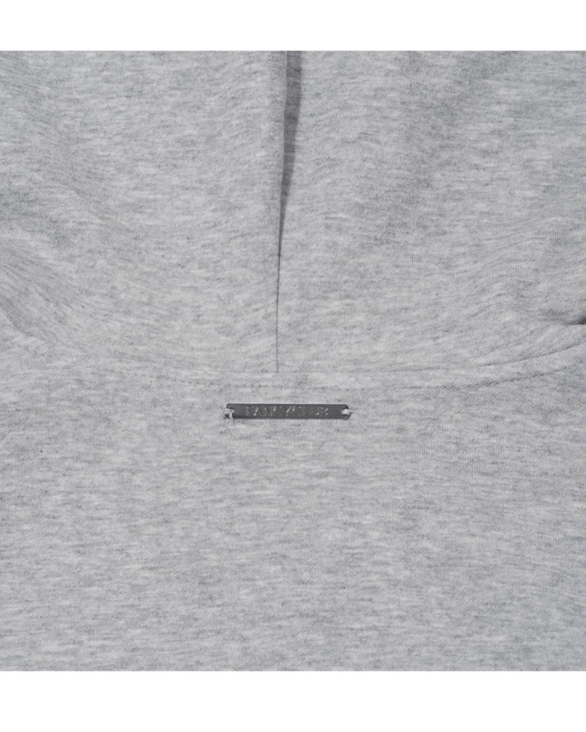 【FANCY CLUB】OVERLAY CROP HOODED ZIP-UP