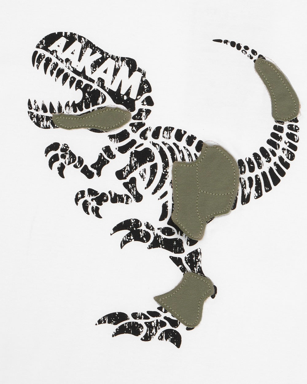 【AAKAM】Dino Patch Half Top