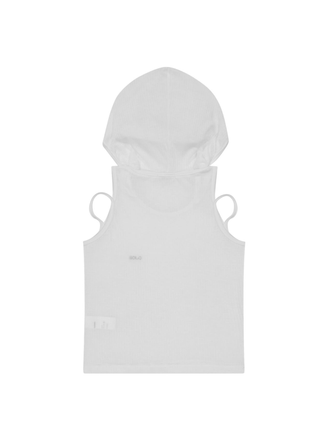 【OJOS】Rib Hood Sleeveless