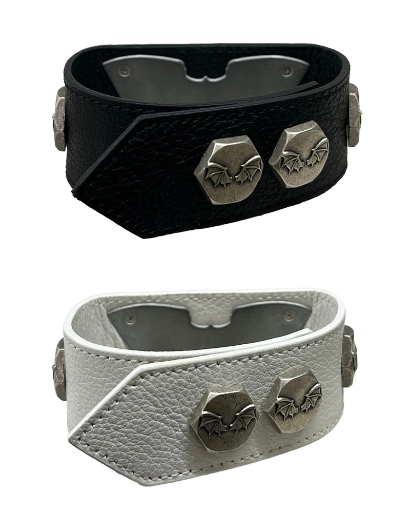 【DEVIL KIM】EMBLEM LEATHER BRACELET
