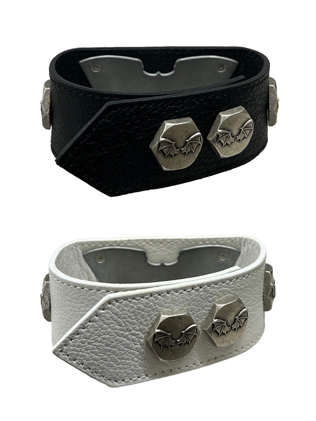【DEVIL KIM】EMBLEM LEATHER BRACELET
