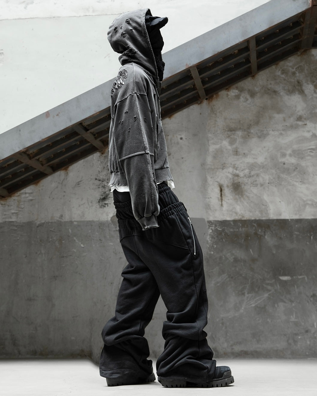 【roaringrad】Layered Waist Sweat Pants