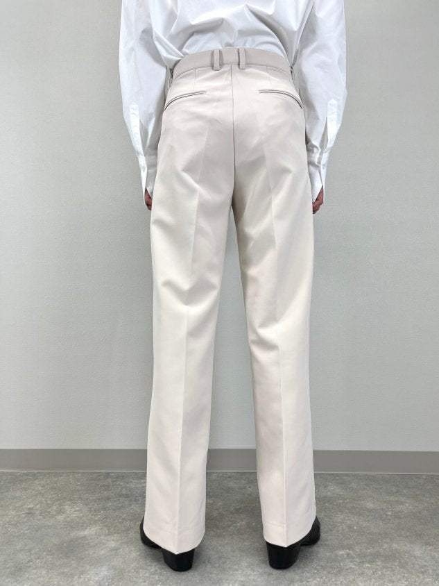 受注制【Chikashitsu +】simple slacks (3color) / 【チカシツプラス】シンプルスラックス