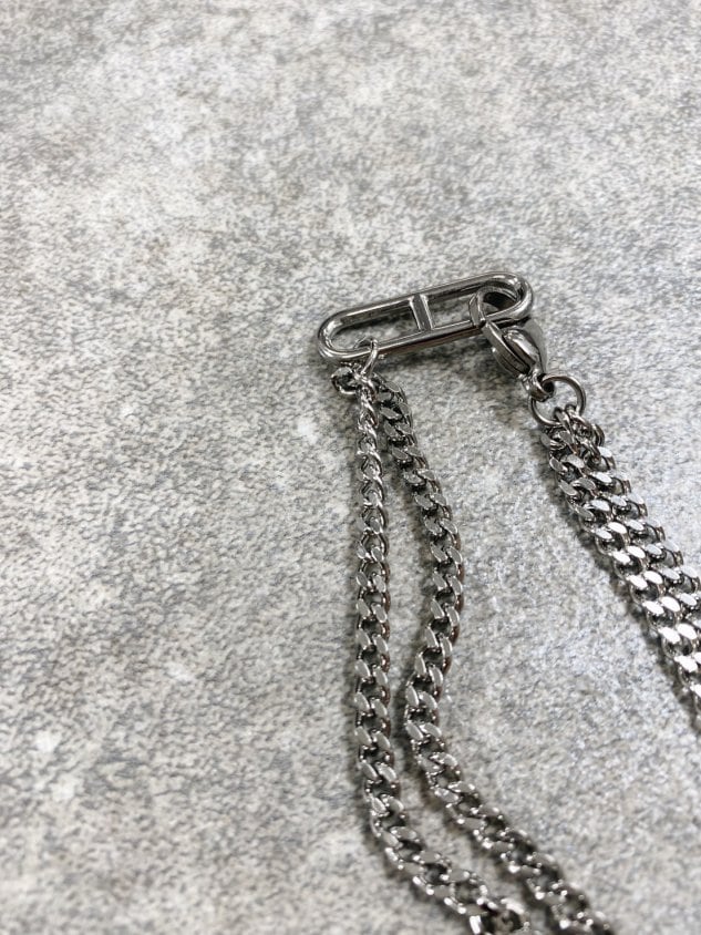 受注制【Chikashitsu +】layered silver bracelet