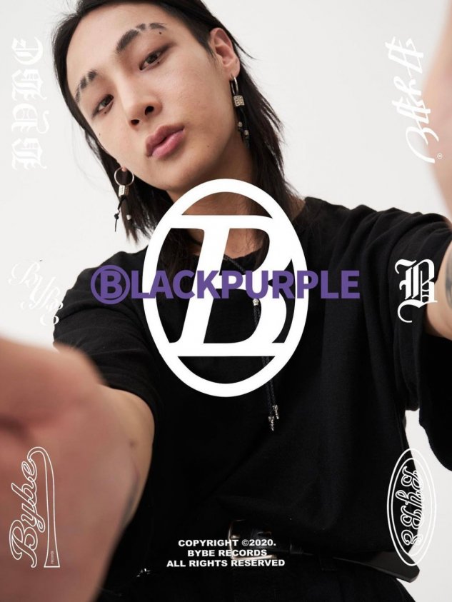【BYBE RECORDS × BLACK PURPLE】Leather string bracelet