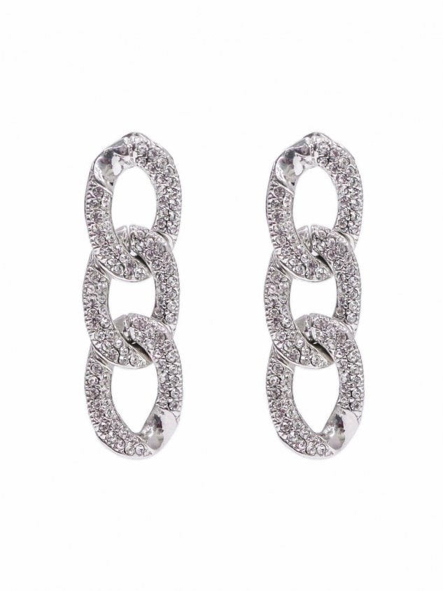 【BLACK PURPLE】PONDELL CUBIC CHAIN PIERCE