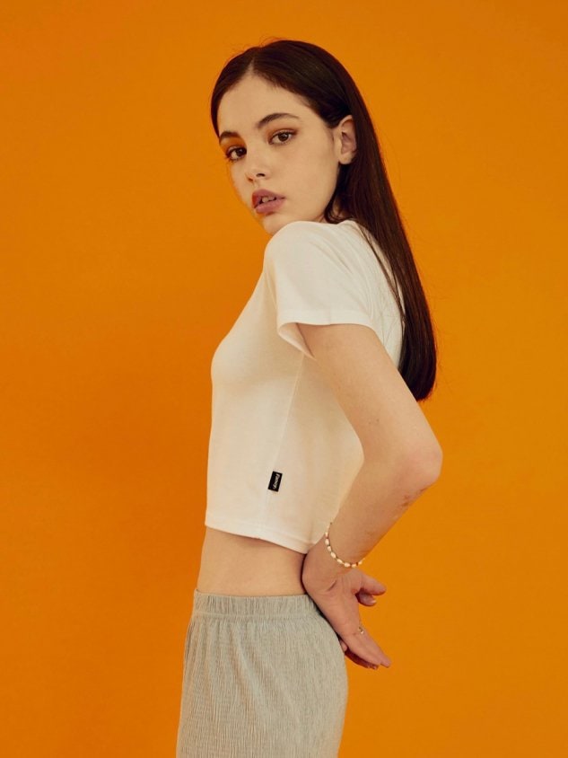 【FANCY CLUB】PETRICHOR CROP TEE