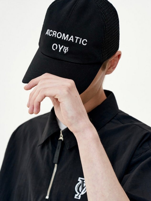 【OY】SLOGAN LOGO MESH CAP
