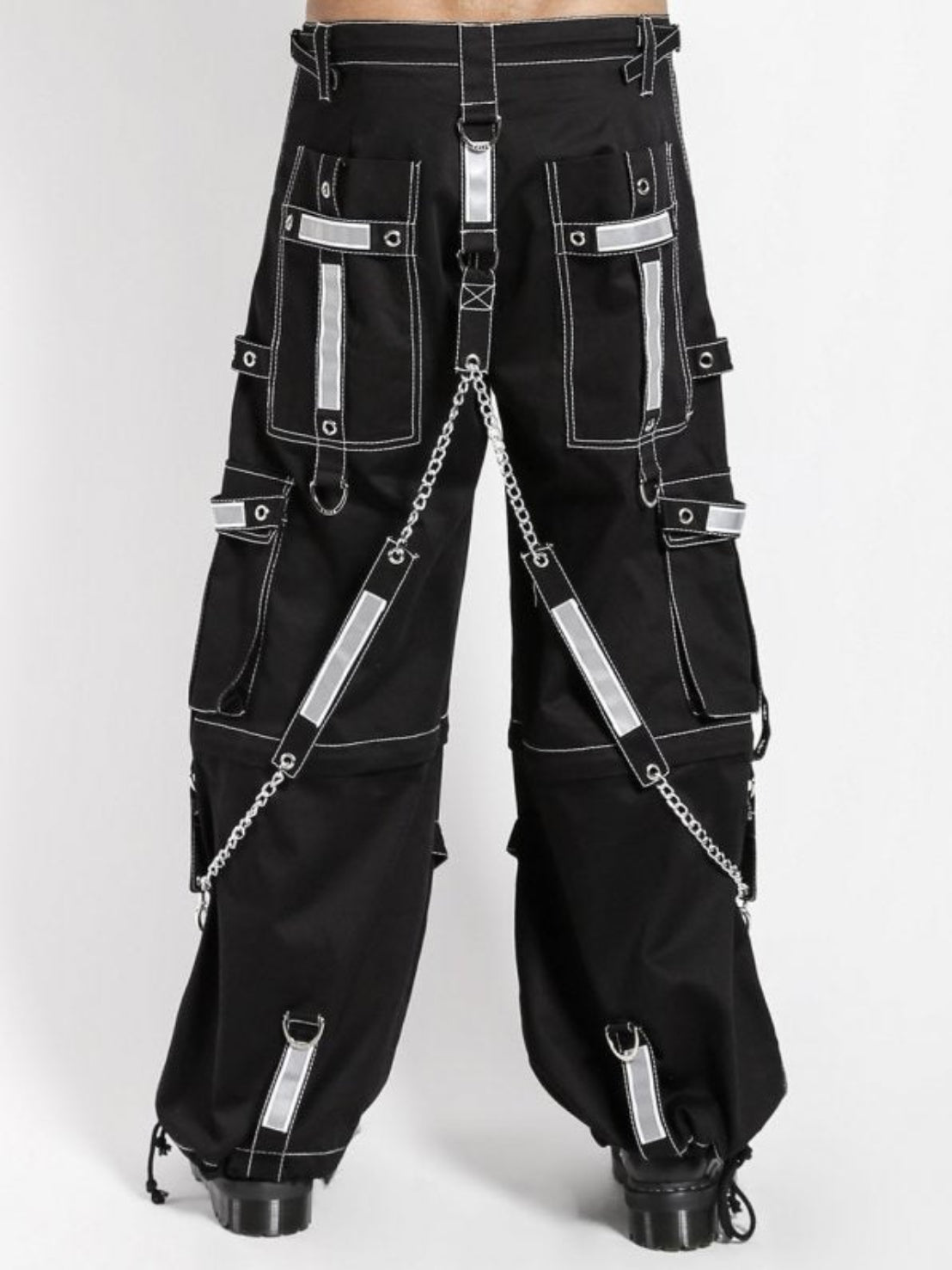 【TRIPP nyc】REFLECTOR DARK STREET PANT[AF7468M] / 【トリップ エヌワイシー】リフレクターハーネスチェーンワイドパンツ
