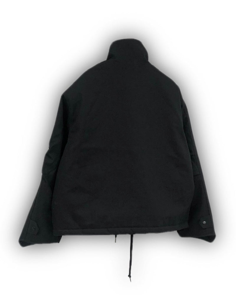 受注制【Never mind the XU】oversized high neck jacket