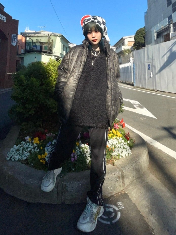 受注制【Never mind the XU】digital padding jacket (2color)