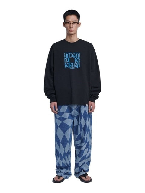 【NOMANUAL】SQR GRAPHIC LONG SLEEVE TEE