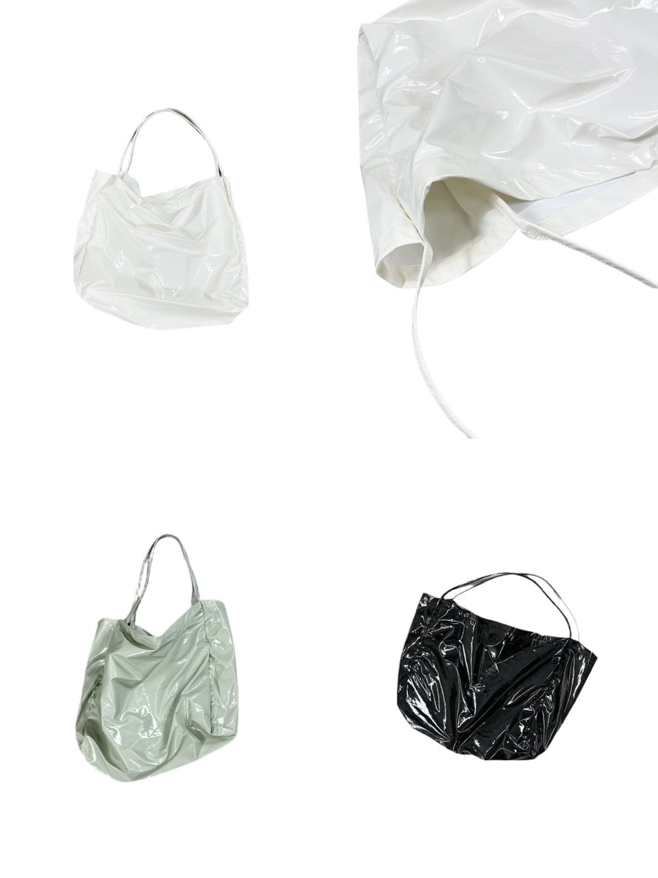 受注制【Chikashitsu +】enamel big tote bag (3color)