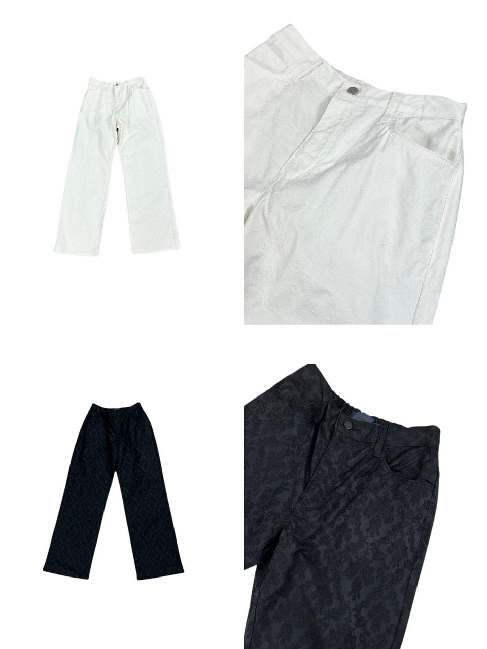 受注制【Chikashitsu +】paisley design pants (2color)