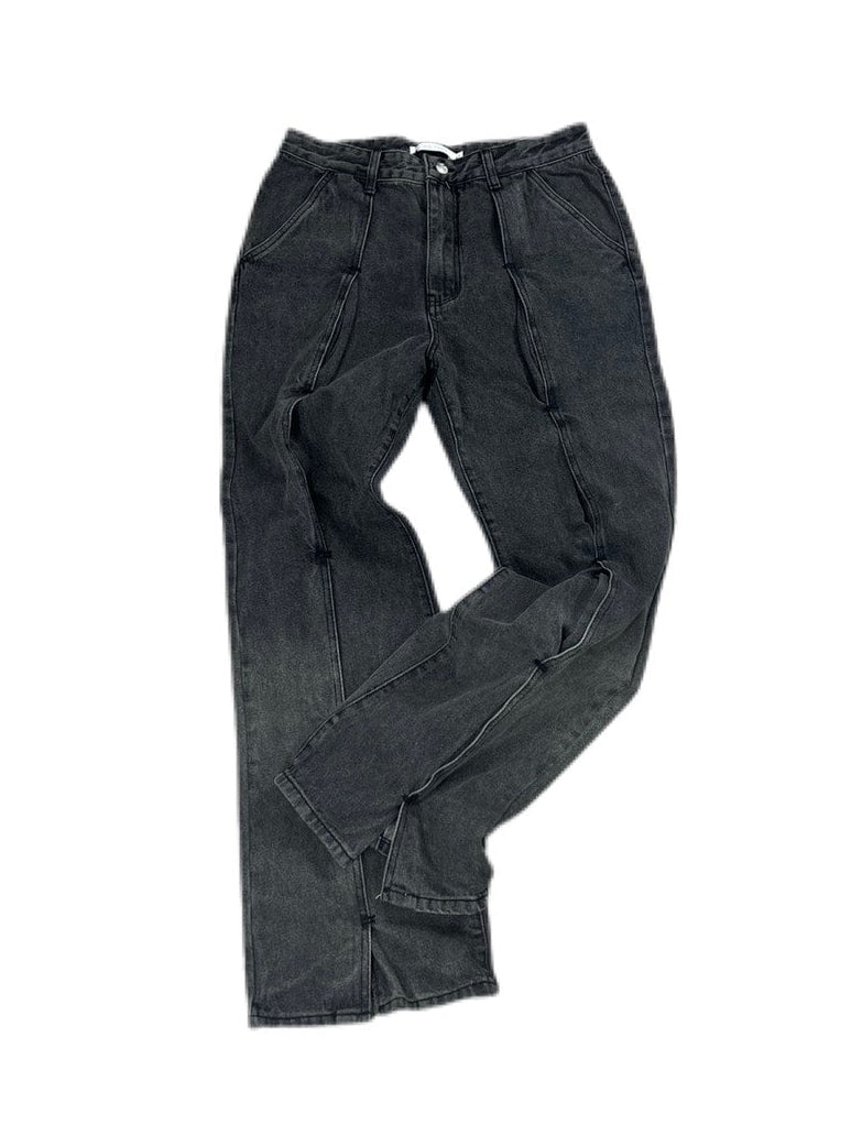 受注制【Chikashitsu +】design denim pants