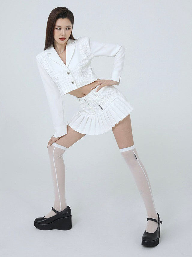 【ugly shadow】BIZ KNEE SOCKS