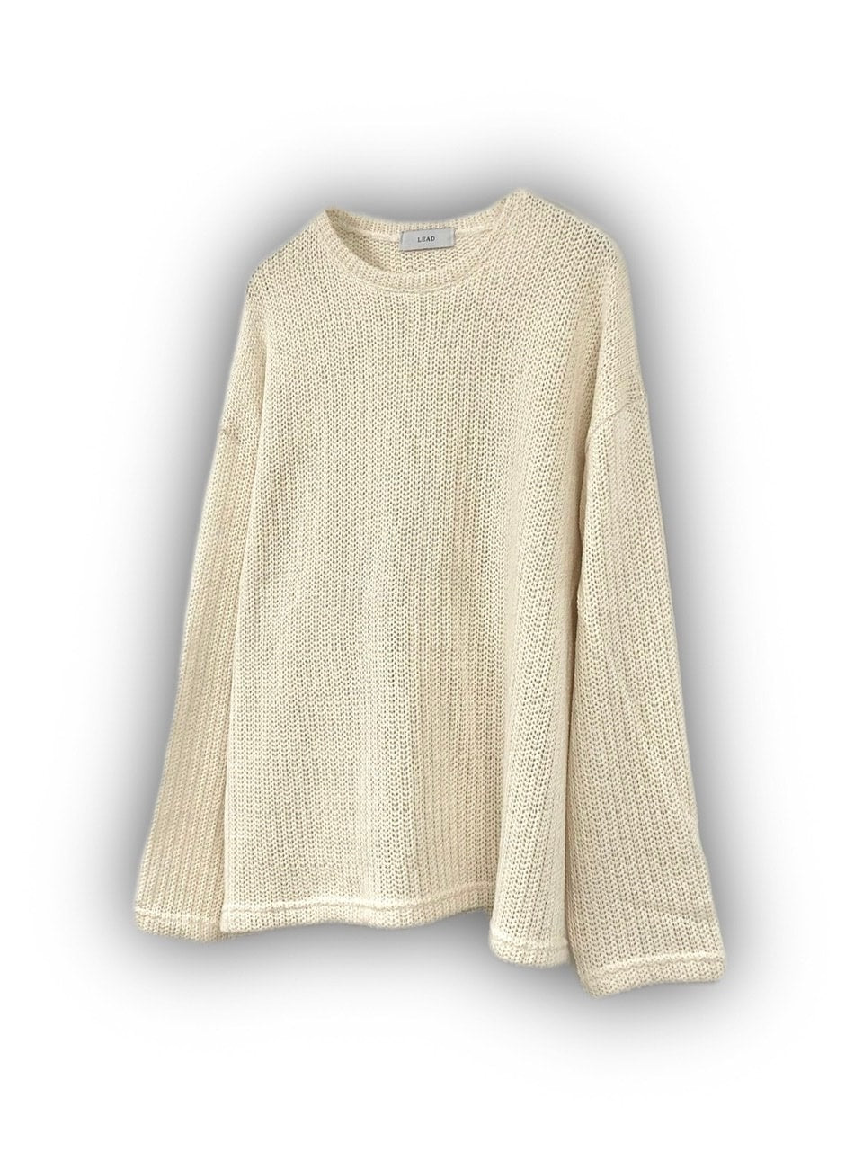 受注制【Never mind the XU】see-through knit (3color)