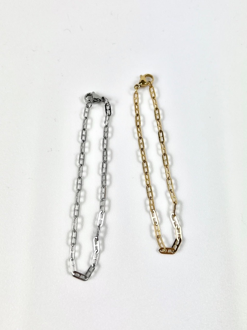 受注制【Chikashitsu +】line chain bracelet (2color)