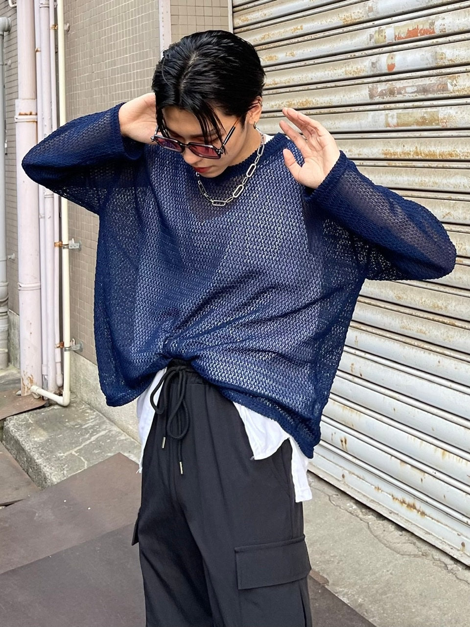 受注制【Chikashitsu +】choker chain necklace