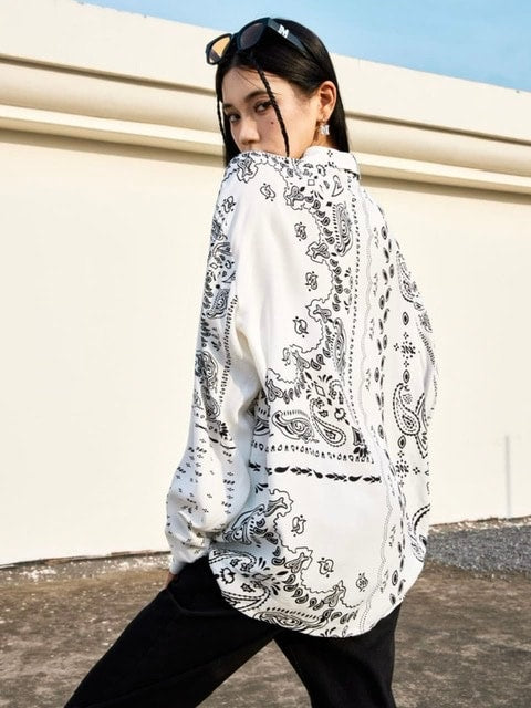 【MR. ENJOY DA MONEY】Paisley Shirt
