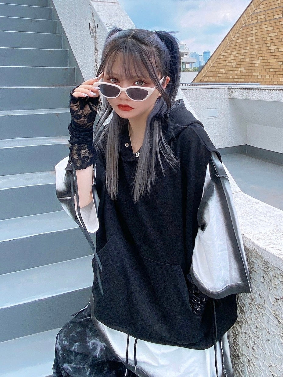 受注制【Never mind the XU】spray tee (2color)