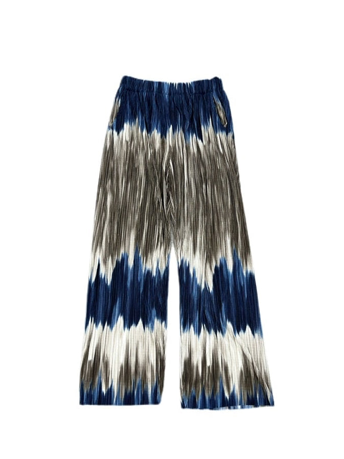受注制【Chikashitsu +】pattern pleats pants (2color)