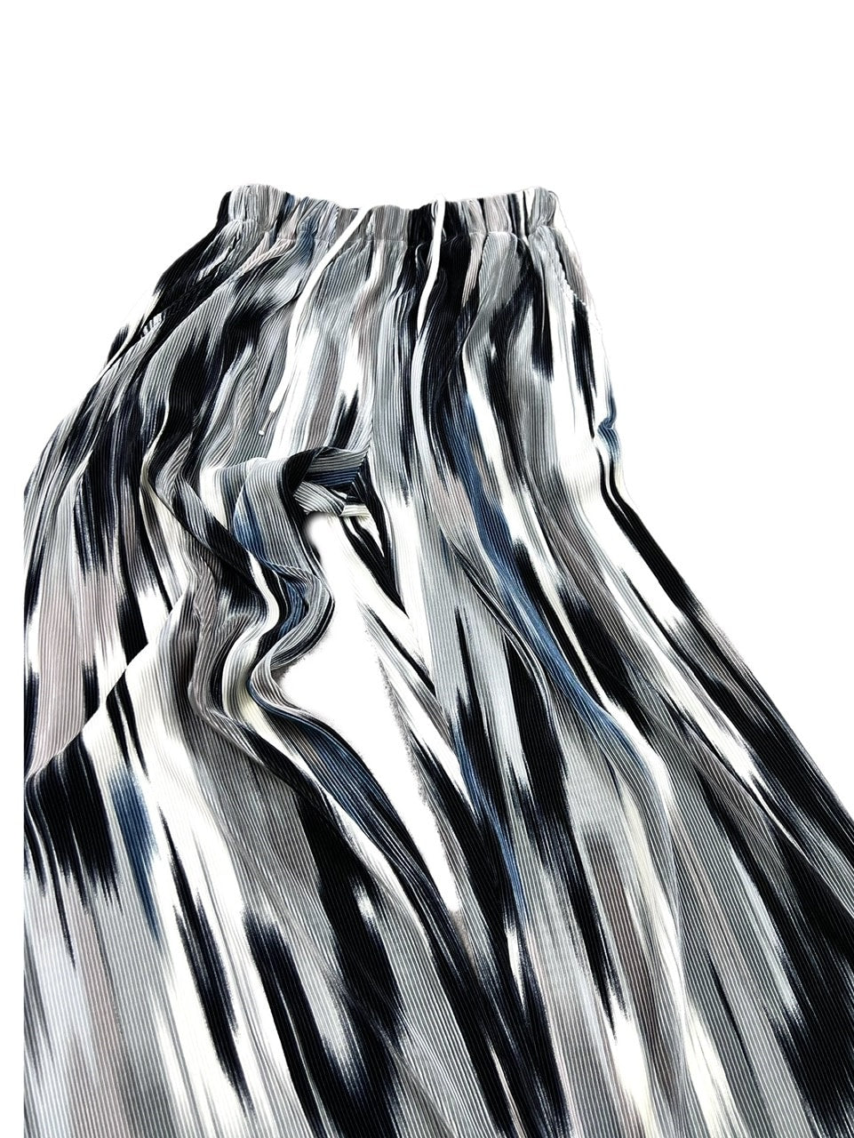 受注制【Chikashitsu +】mixed summer pleats pants (2color)