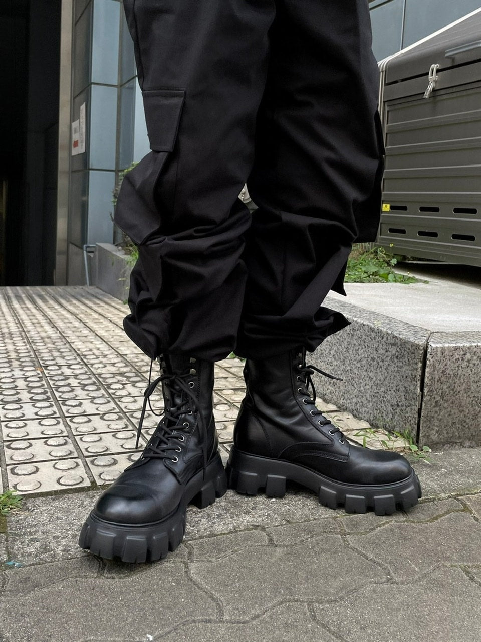 受注制【Chikashitsu +】design sole boots