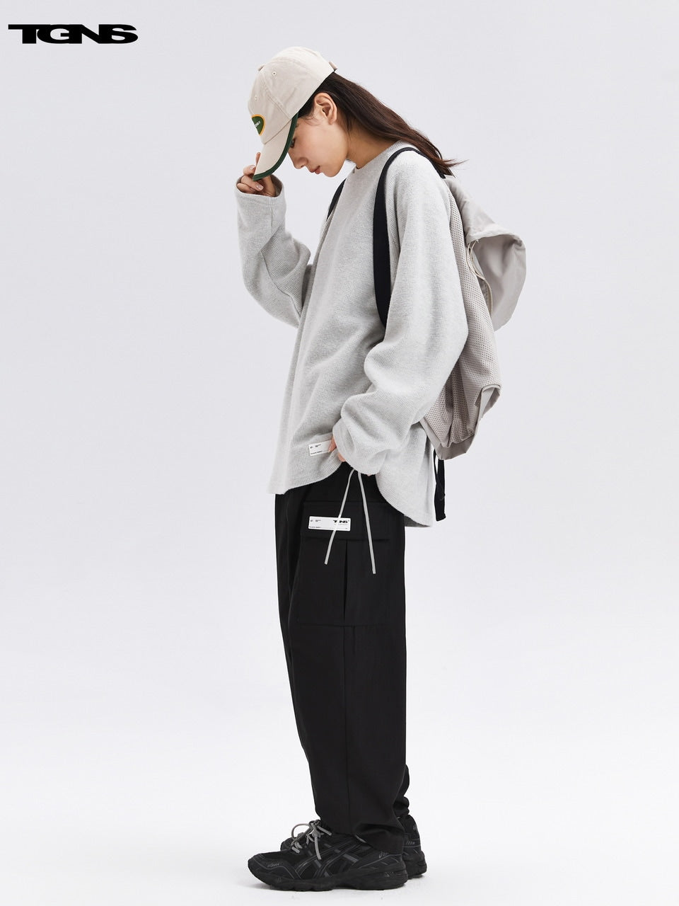 【TGNS】HOT LABEL WORK PANTS