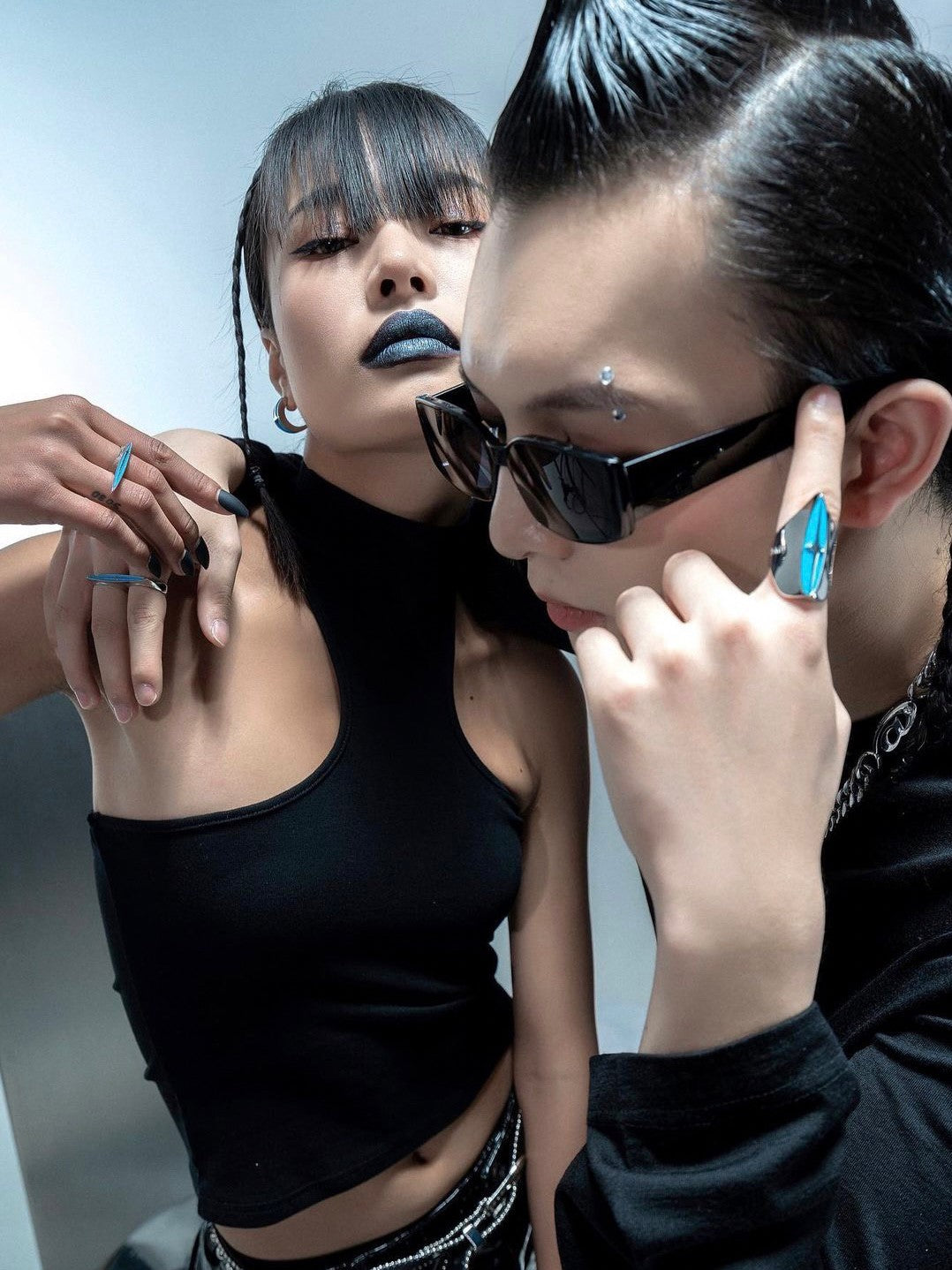 【LURS】LURS Drip glue two-finger ring tiger