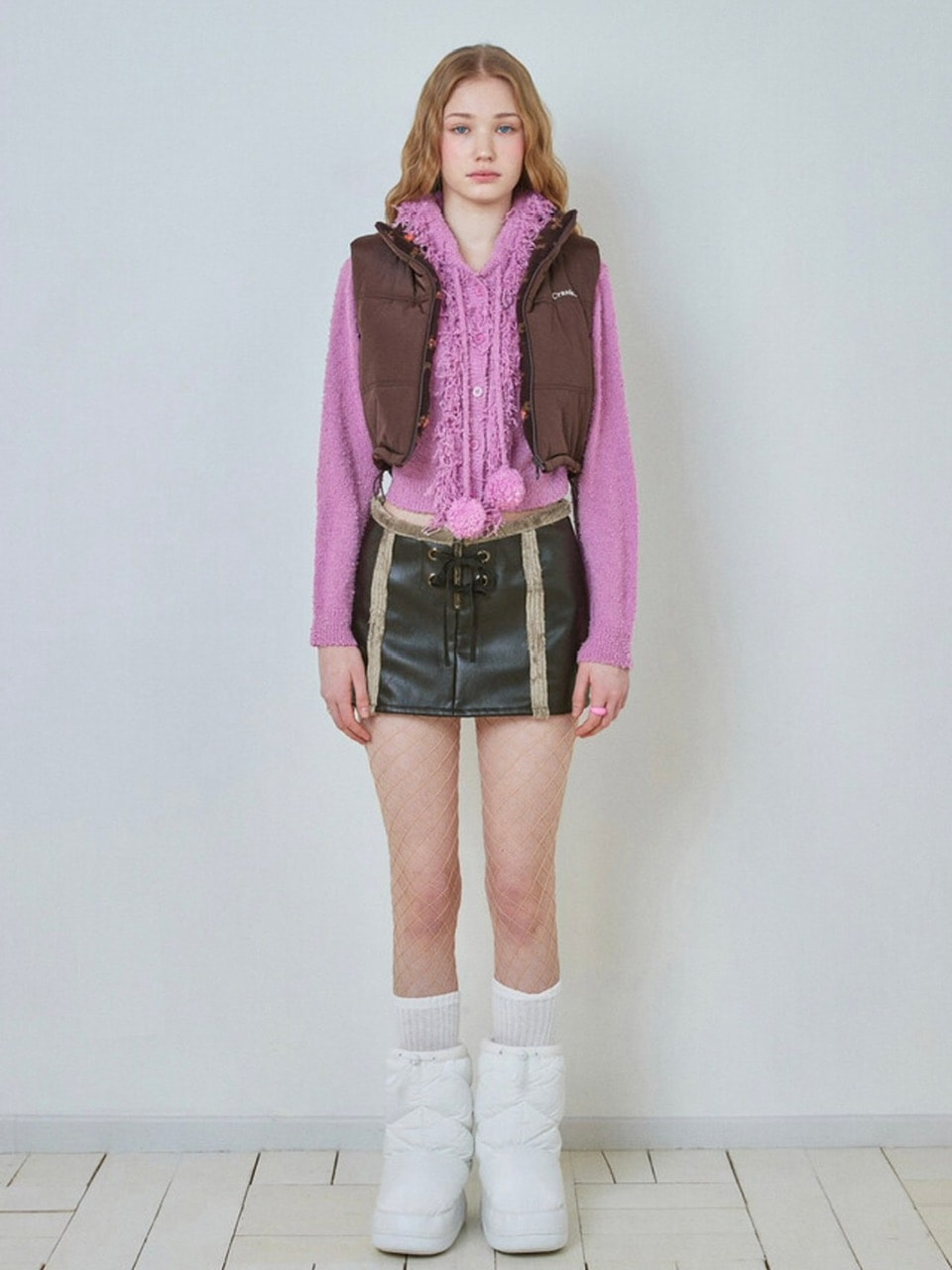 【CRANK】EYELET MUSTANG SKIRT